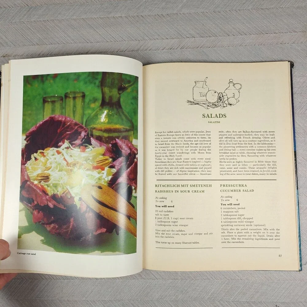 Jewish Cooking For Pleasure Molly Lyons Bar-David Vintage Hardcover Cookbook